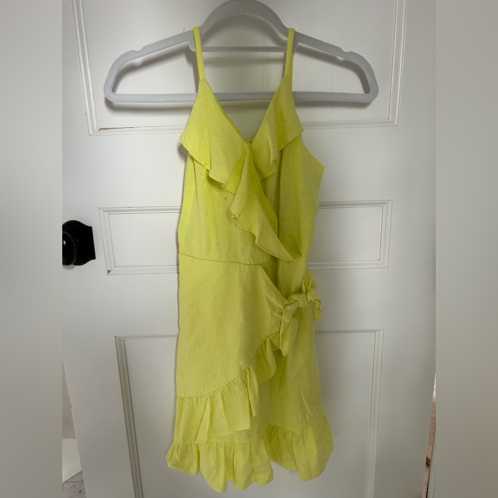 Habitual Girls size 10 yellow Sun dress